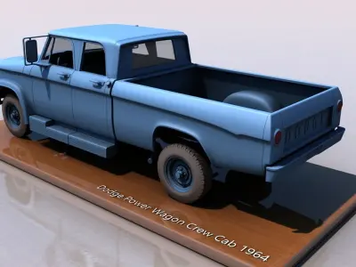 Dodge Power Wagon D700 Pickup 3D print model