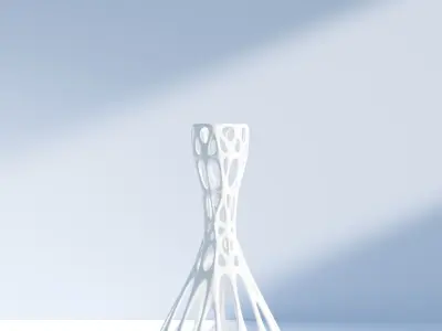 Nesuto Vessels Organic 3D Sculptural Vase Collection 3D model