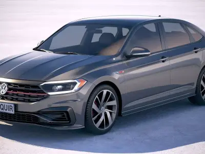 Volkswagen Jetta GLI 2019 3D model