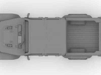 Jeep Gladiator  High precision 3D printing model file 3D print model