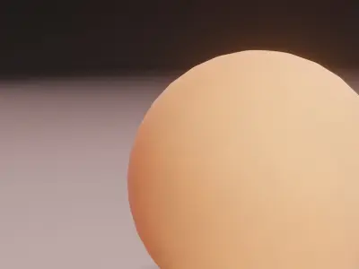 Realistic skin for blender Low-poly 3D model