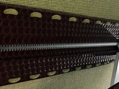 3D travel shoulder HandBag Low-poly 3D model