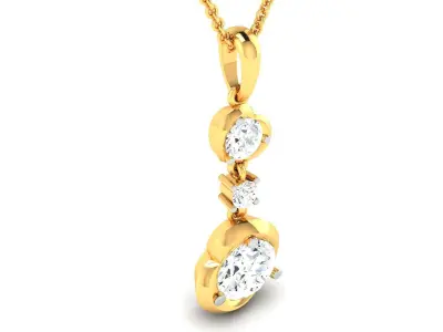 Women Pendants 3dm STL OBJ FBX Render Details 3D print model order