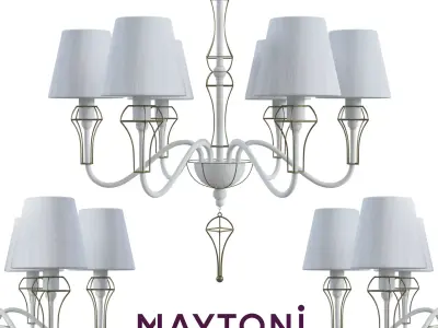 Chandelier Frame ARM709-PL-06-W Maytoni Classic Free 3D model