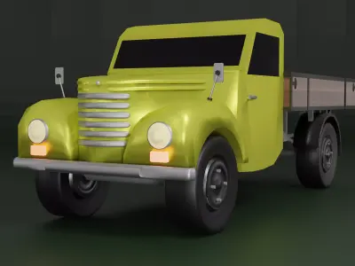 Classic truck 3D model