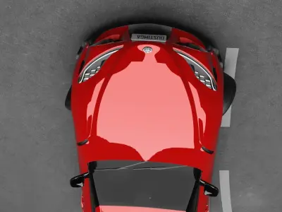 Supra sport car  3D model