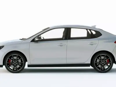 Hyundai i30 fastback 2019 3D model
