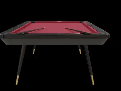 Goa Pool Table Destale Low-poly 3D model