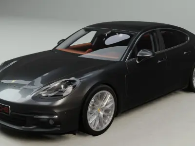 Porsche Panamera 3D model from CGTrader