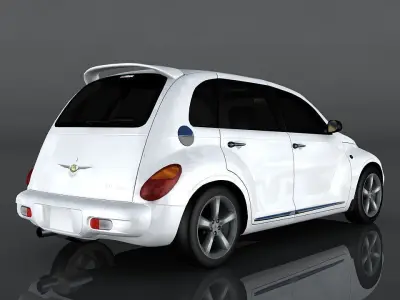 Chrysler PT Cruiser GT Low-poly 3D model