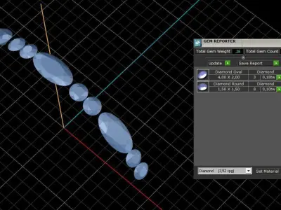 solitaire woman ring 3D print model