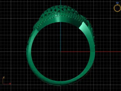 Fancy Womens Rings Plain Rings Ready STL 3DM Models Rings 3D print model 8
