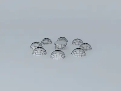 The Katoras set of marbles 3D model