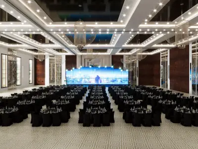 Fairmont Riyadh hall stage  3D model