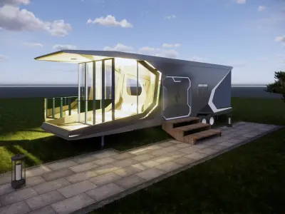 capsule room -A3 3D model