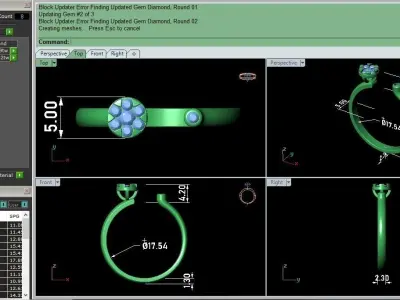 PRESSURE SETTING RING 08 3D print model
