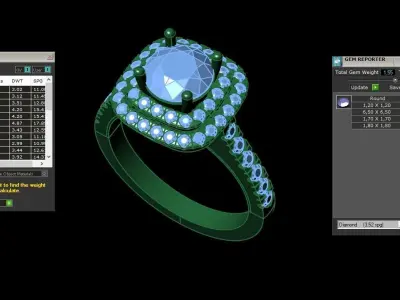 ring code 8 3D print model