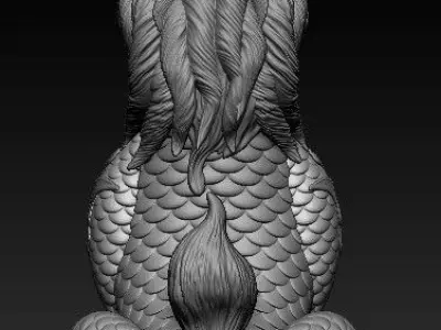 Cute beast decors 3D print model