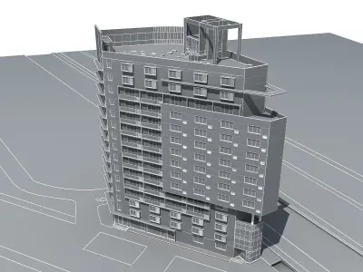Building 55 3D model