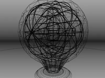 3d-Hologramm  Free low-poly 3D model