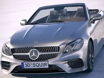 Mercedes E-Class Cabrio 2018 3D model