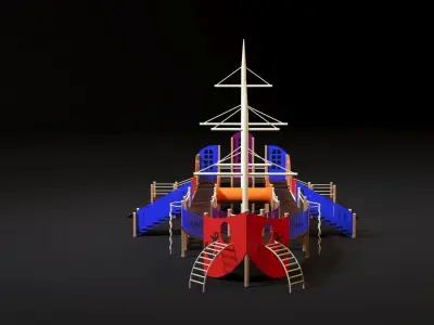Playground ship 3D model