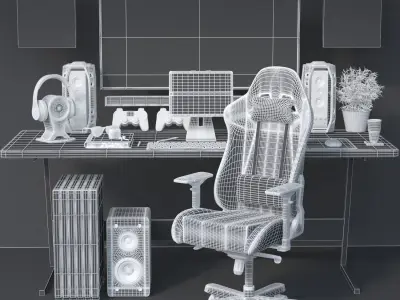 Gaming Room 2 3D model