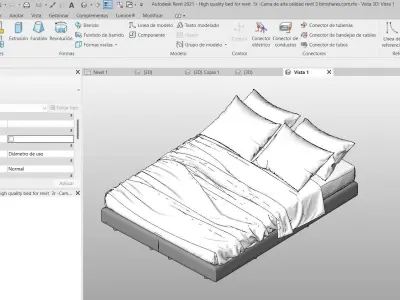 REVIT FAMILIES EXCELLENT QUALITY   Low-poly 3D model