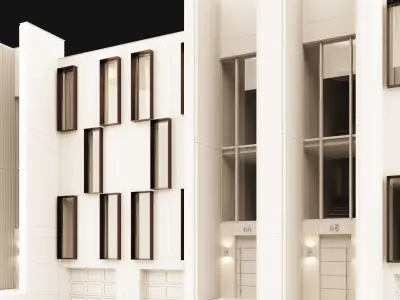 Town house 1 3D model