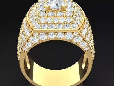 Luxury Men Rings Designs 5MR057 3D print model