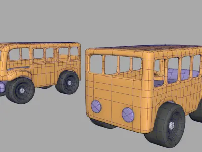 Toy Trucks Pack 3D model