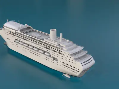 Ship Majestic Princess 3D model