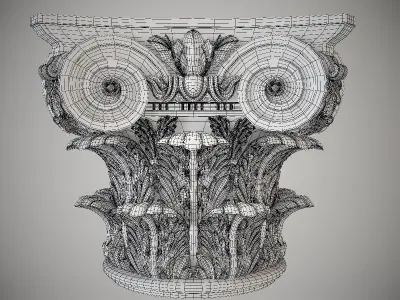 Corinthian Capital 3D model