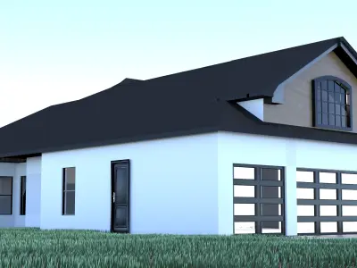 ModernGothic House 3D model