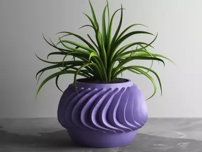 vase pot planter 3d print 838  3D print model
