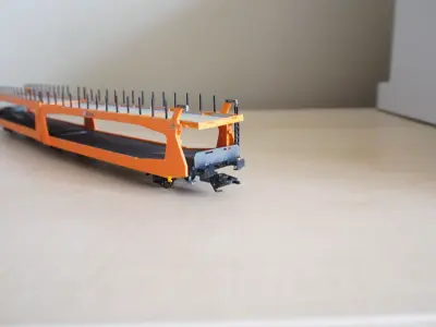 Pre supported H0 1-87 scale Laeks TA 370 SITFA freight car 3D print model