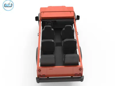 Land Rover Defender 3D print model