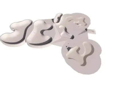 Skatepark-Skate Park PACK 3D model