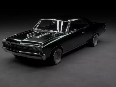 1967 Chevrolet Chevelle ss 396 3D model