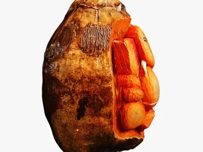 Statuette elephant 3D model