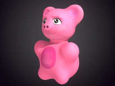 cute teddy bear 3D model