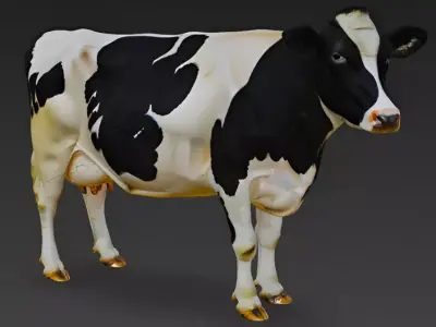 Holstein Cow 3D Model 3D model