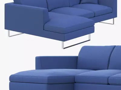 Jasper Modern Corner Sofa 3D model