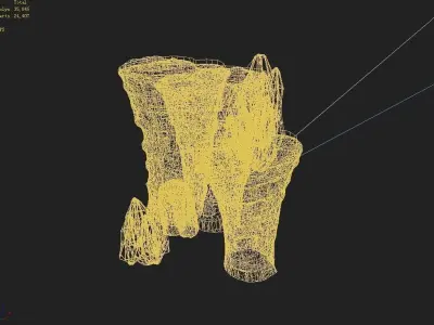 Stone Zhenmo Cave - Shitai 02 3D model