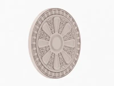 Classic Ceiling Medallion 62 3D model
