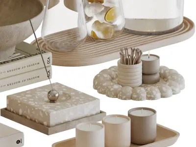 Decorative Set-05 3D model purchase