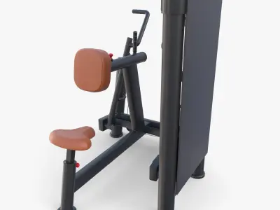 Rowing machine 3D model