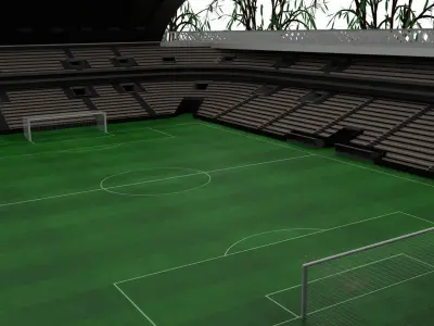 Soccer Stadium 3D model buy