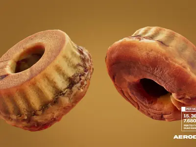 Slovenian Nut Roll - Large 3D model
