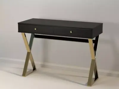 Modern Desk 02 Free low-poly 3D model